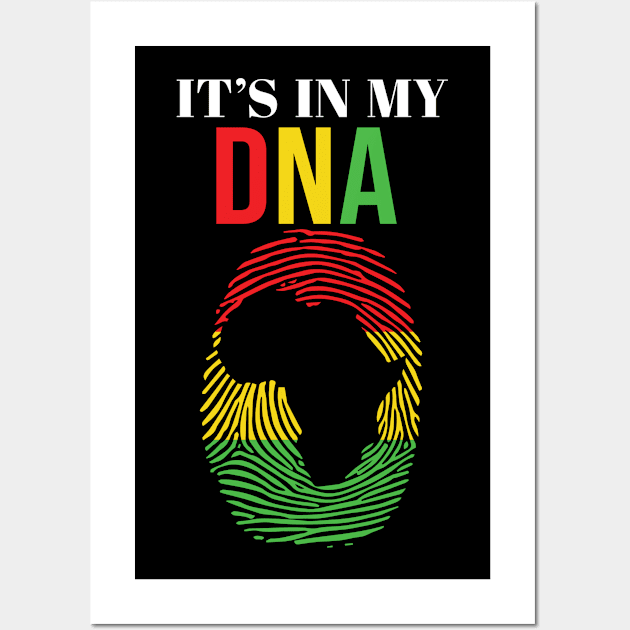 It's in my DNA, African American, Black Lives Matter Wall Art by UrbanLifeApparel